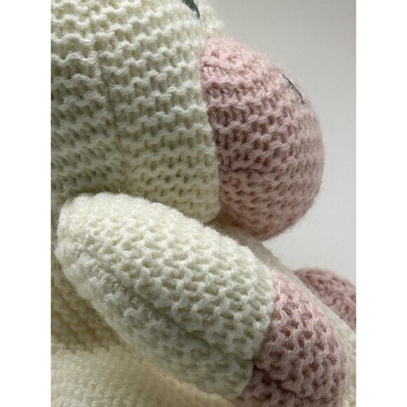 Modern Baby Knit Unicorn Security Blanket Cream & Pink - Picture 9 of 12